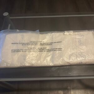 Victoria's Secret White Perforated Fabric